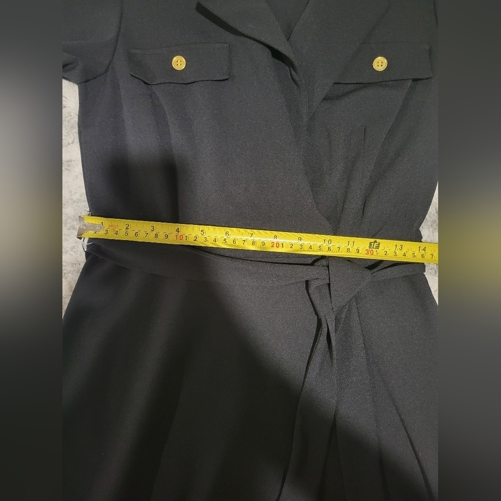 Shelvy Palmer Black Belted Dress - Picture 15 of 16